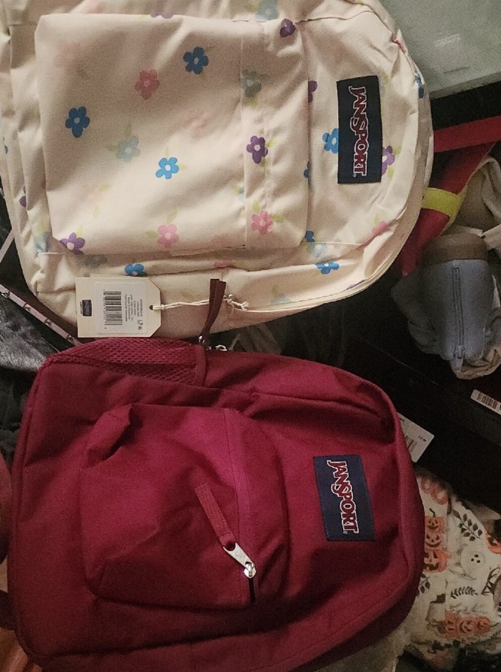 Jansport Burgundy Everyday Transport russet red Backpack with Front Pocket - Picture 12 of 13
